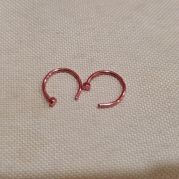 Fake Nose Ring 2 PC - Picture 7 of 8